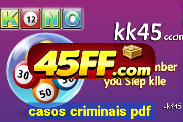 casos criminais pdf